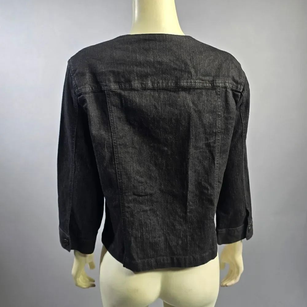Ruby Rd Black Embellished Blazer R12 - Picture 5 of 6